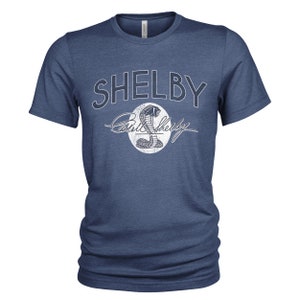 Carroll Shelby Denim Logo Men's T Shirt